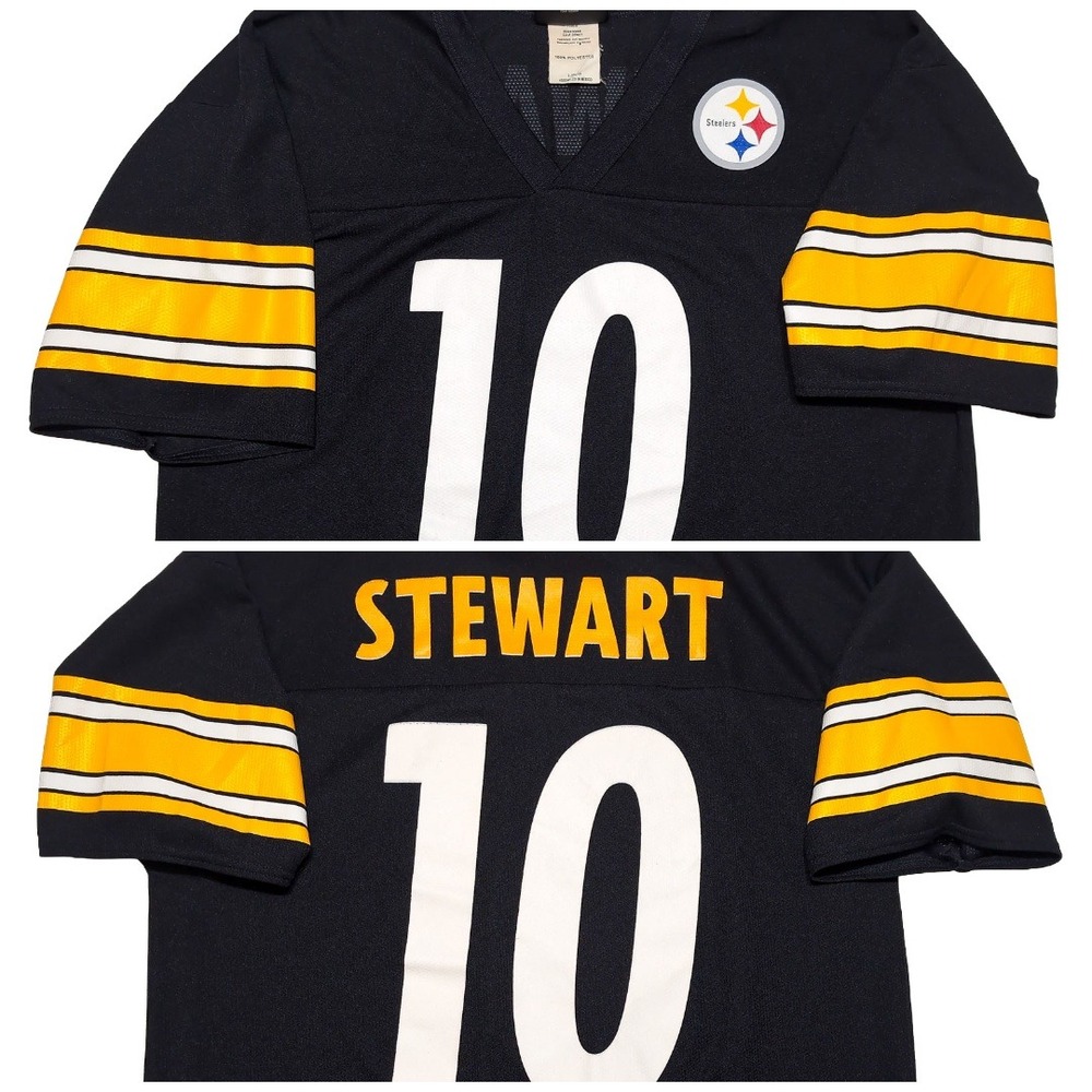 Vintage 1990s LOGO ATHLETIC Pittsburgh Steelers Kordell Stewart Jersey Large L